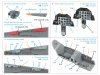 Quinta Studio QDS+48603 L-39ZA 3D-Printed & coloured Interior on decal paper ( Trumpeter )( Small version )( with 3D-printed resin parts ) 1/48
